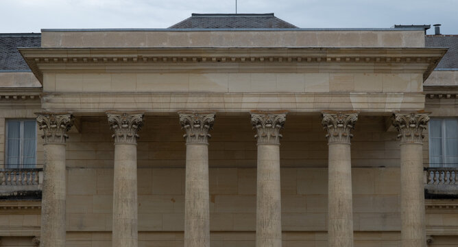 Classical/Neoclassical building fa&ccedil;ades, columns, pediments, Statues, Greco-Roman shapes and design, Ornaments... From this Architectural style inspired by Classical Antiquity. Mostly taken in Paris.