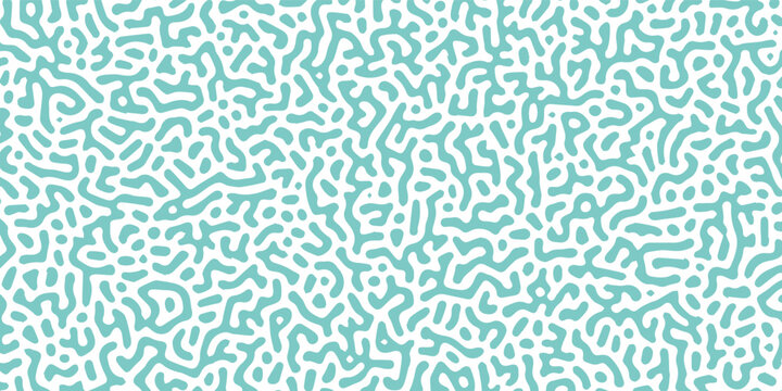 Seamless vector pattern, blots. hexagonal swirl pattern. zigzag, Monochrome, waving, Turing, labyrinth. algorithm psychedelic background. Reaction diffusion. Hand drawn Batik. chaotic motion 3d design