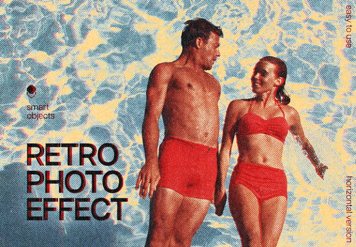 Retro Photo Effect For Poster And Album Cover Design