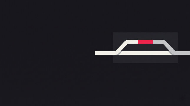 Ephemeral dev environment on demand illustration, minimal 2D geometric preview deployment pipeline asset for SaaS