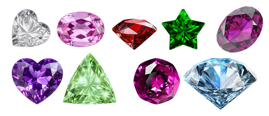 Fototapeta premium Set of gems