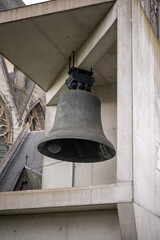 Obraz premium The Church of St. Nicholas is one of the oldest and most prominent monuments in the city of Ghent, Belgium.