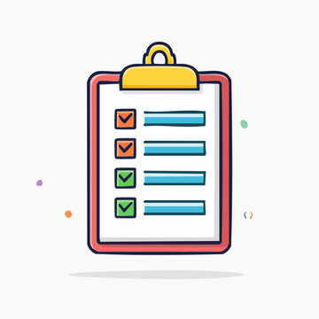 Cartoon Checklist Fill In Checklist Cartoon Images – Browse 67,669 Stock Photos, Vectors, and ...