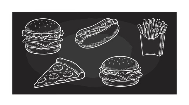 Chalk Board Hot Dog Images – Browse 2,478 Stock Photos, Vectors