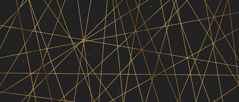 Straight random chaotic geometric lines form striking abstract vector pattern with irregular angles chaotic arrangement create bold monochrome texture creative contemporary illustration background.