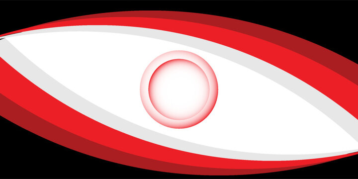 abstract red and blak business banner background with dynamic curves composition