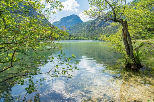 Idyllischer Thumsee bei Bad Reichenhall