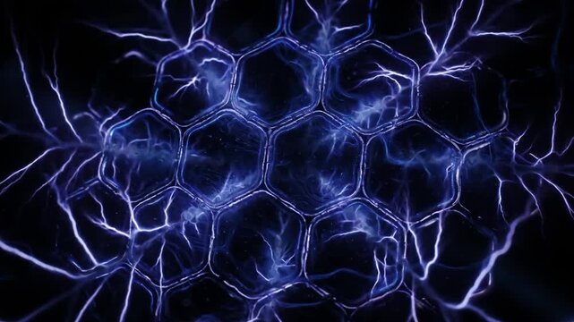 Electrohydrodynamic patterns forming in dielectric liquid, electric field physics science macro