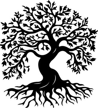 Family tree SVG, Tree of Life svg, Family tree split monogram frame svg, family reunion, family quote svg