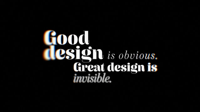 Smooth Blurred Text Template