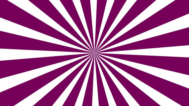 Purple and white radial burst background pattern sunburst. Creative purple and white radial burst for retro poster asset backgrounds. Vibrant purple and white radial burst.