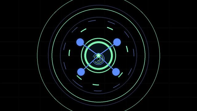 Secure Backup Wallet Cloud Vault Neon Vector Animation