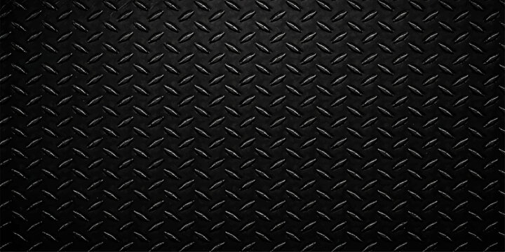 Dark Steel Diamond Plate Texture Vector Industrial Metallic Surface Pattern High-Quality Design