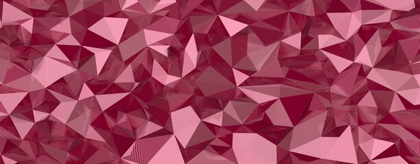 Naklejka premium Geometric abstract background with low poly triangles and line patterns.