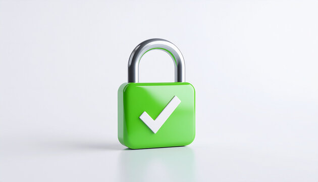 Green Security Lock Icon