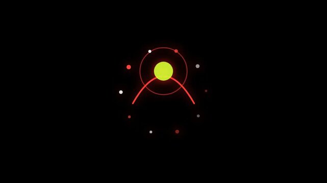 AI eye loading interface with scanning iris and neural light traces