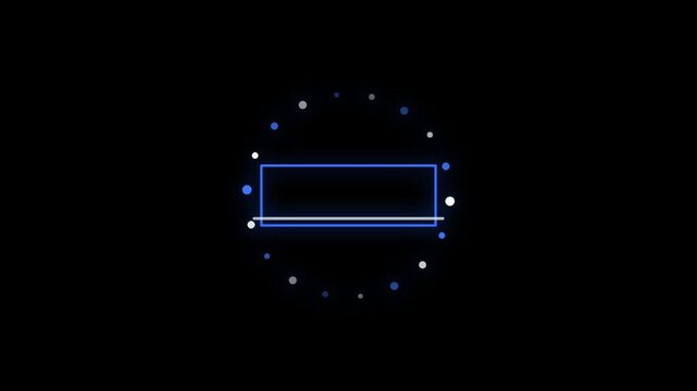 Holographic progress gate opening with layered scanning lines and energy pulses