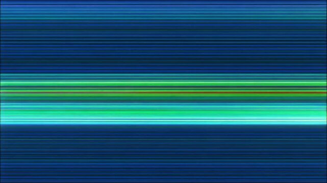 Abstract blue glitch background with horizontal distortion lines digital error signal futuristic technology noise pattern modern cyber texture seamless loop animation 4K  new