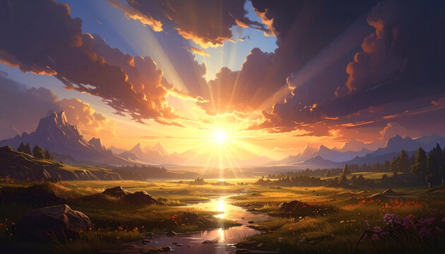 Golden Valley Sunrise
