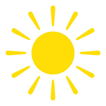 Sonne gelb orange - Zeichen f&uuml;r Sommer oder Solarenergie