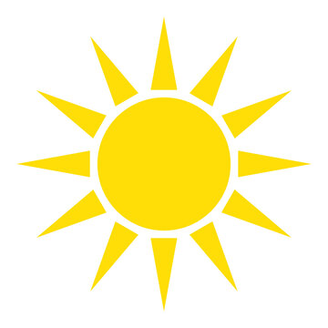 Sonne - Icon gelb orange