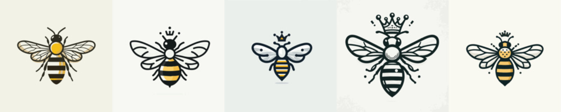 Queen Bee Vector Illustration