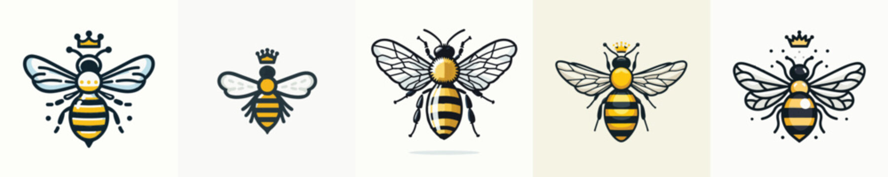 Queen Bee Vector Illustration