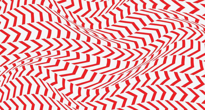 Red and white seamless maze pattern vector illustration of a labyrinth puzzle design concept wallpaper showing paths confusion challenge and solution exit way finding