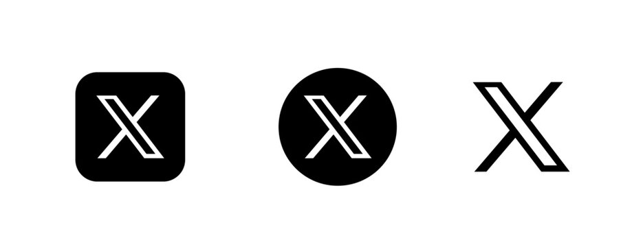X social network logo