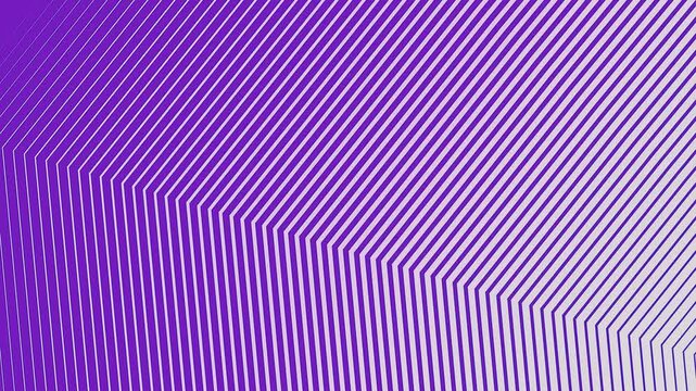 Abstract purple gradient background with dynamic diagonal line pattern.