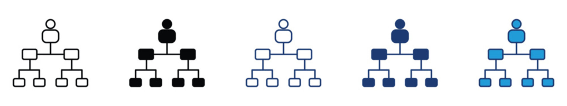 User flow diagram icon. ux design workflow process, user journey mapping, flowchart navigation vector illustration and transparent png