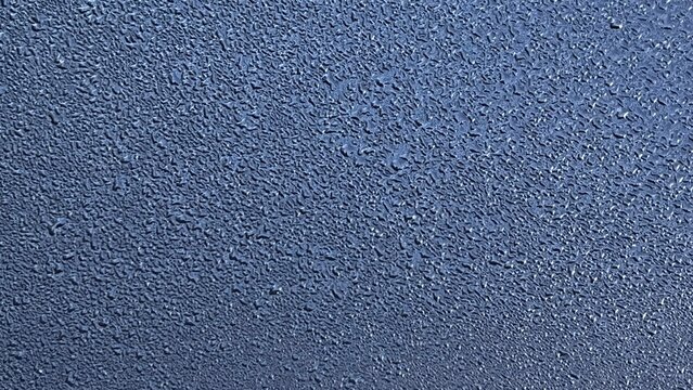 water drops on blue background