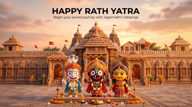 Rath Yatra Festival Lord Jagannath Spiritual Celebration