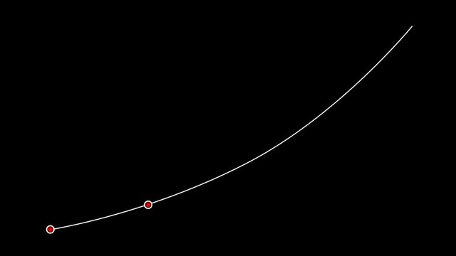 Timeline arc climb marker animation.alpha channel