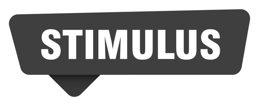 stimulus black sign isolated on transpatent background. stimulus sticker
