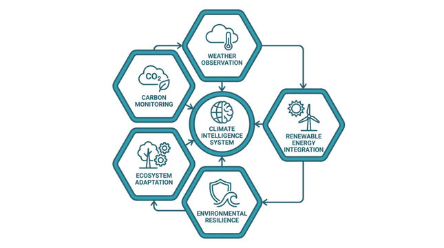 Climate Intelligence System Framework Featuring Renewable Energy And Environmental Sustainability Monitoring Networks