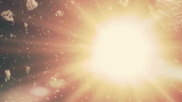 abstract background with rays