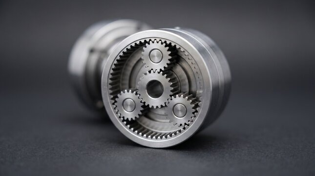 Planetary Gearbox Cross Section Cutaway View