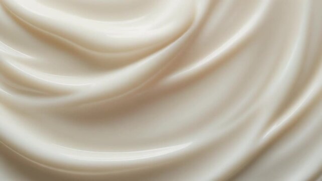 cream liquid wave motion macro
