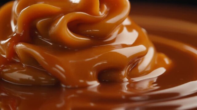macro caramel melting cinematic