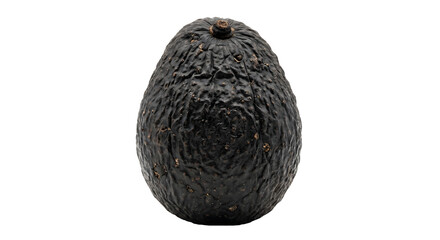 Fototapeta premium Rotten avocado isolated on transparent background