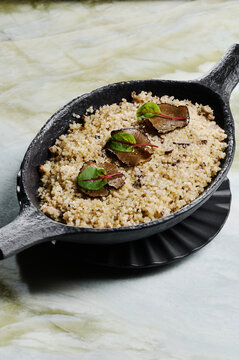 Couscous with truffles