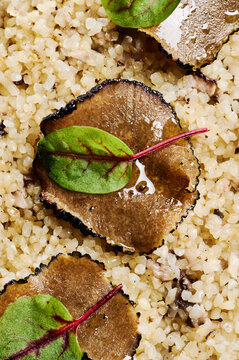 Couscous with truffles