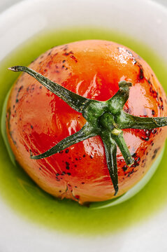 Whole fire roasted tomato 