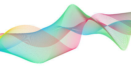 Fototapeta premium Vibrant Abstract Wave Mesh Background with Colorful Flowing Lines and Dynamic Gradient Motion Pattern