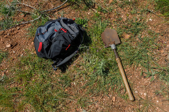 Treasure hunter's belongings