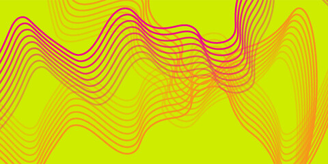 Modern rectangle vibrant gradient background features a combination of orange and yellow hues with soft abstract © andika