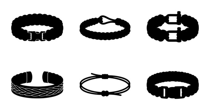 Collection of Black Bracelets