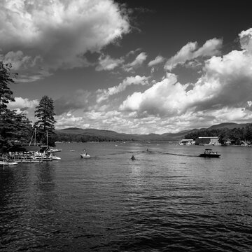 View of Lake George in Bolton, New York