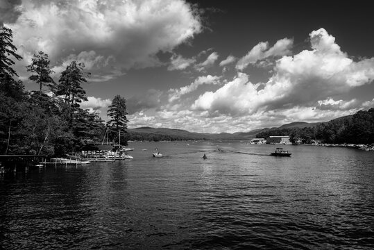 View of Lake George in Bolton, New York